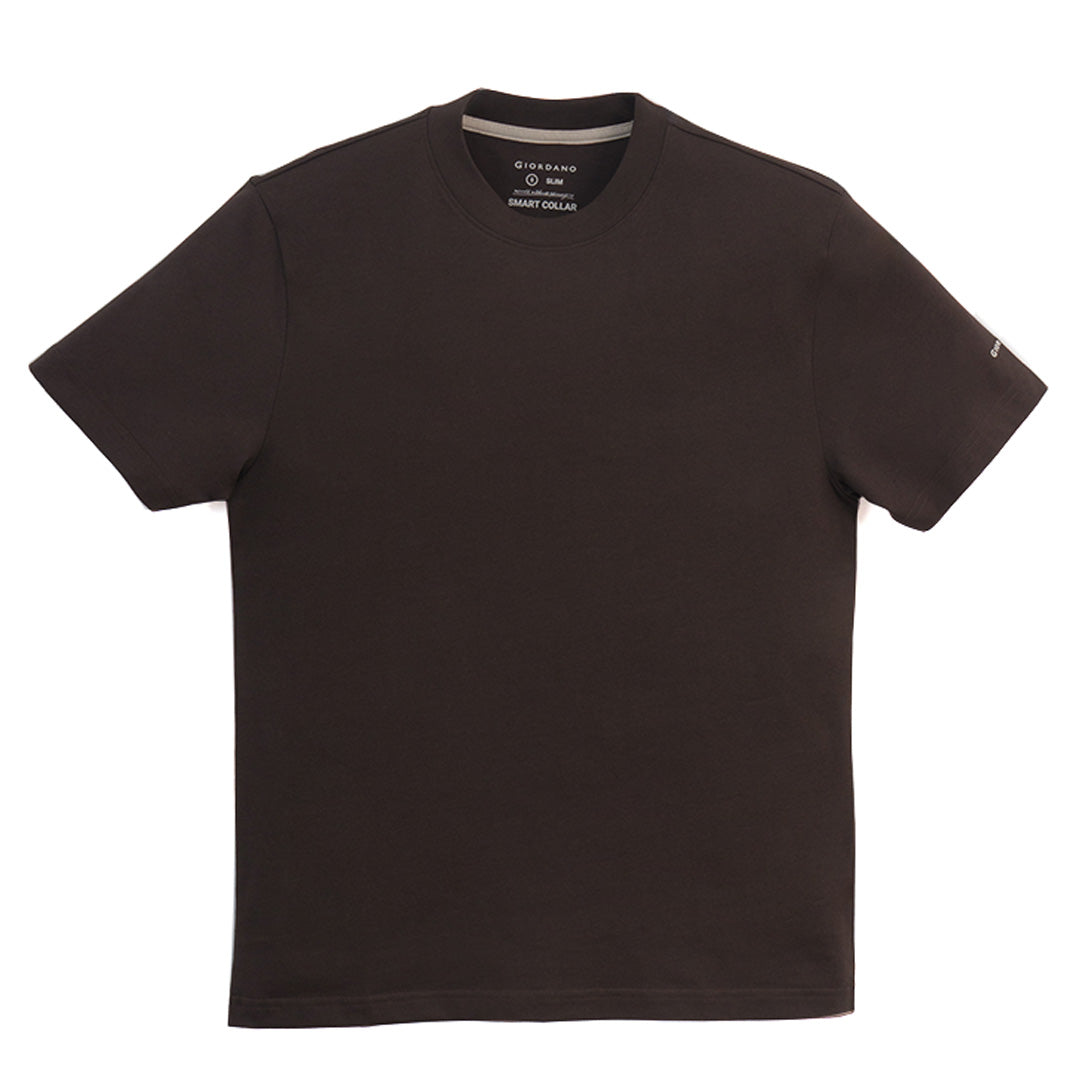 GIORDANO Men's Cotton Jersey Crew Neck Slim Fit Tee (01026750)