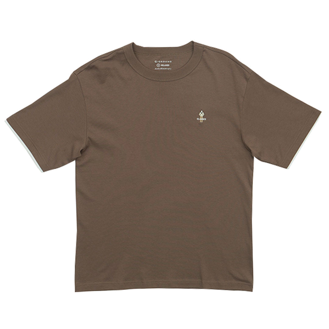 GIORDANO Men's Classics Club Sorona Crew Neck Tee (01025263)