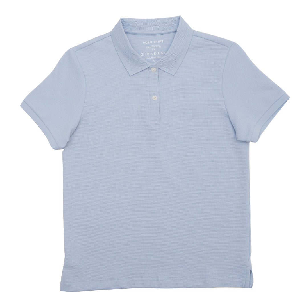 GIORDANO Women's Stretch Waffle Polo (05315253)