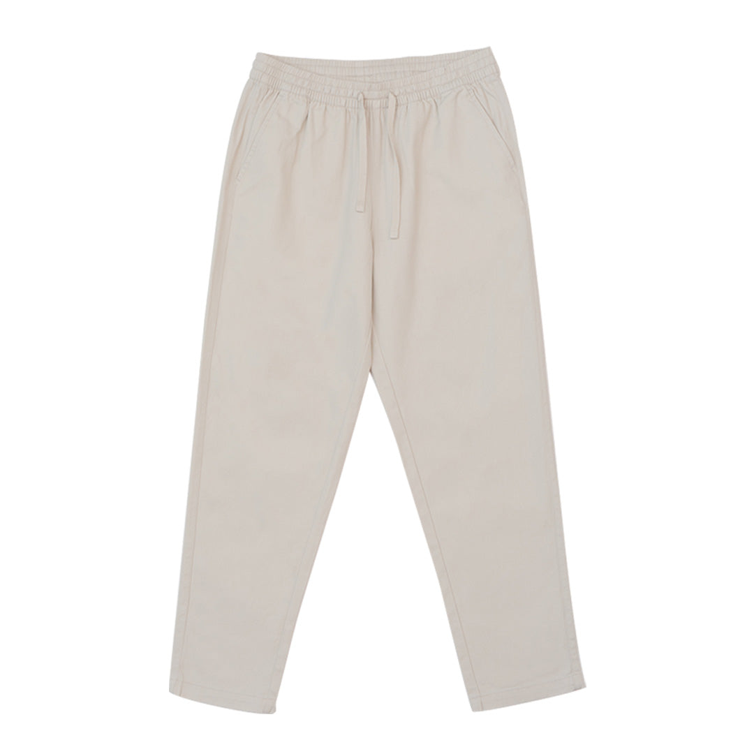 GIORDANO Women's Cotton Twill Mid Rise Relax Tapered Pants  (05415059)