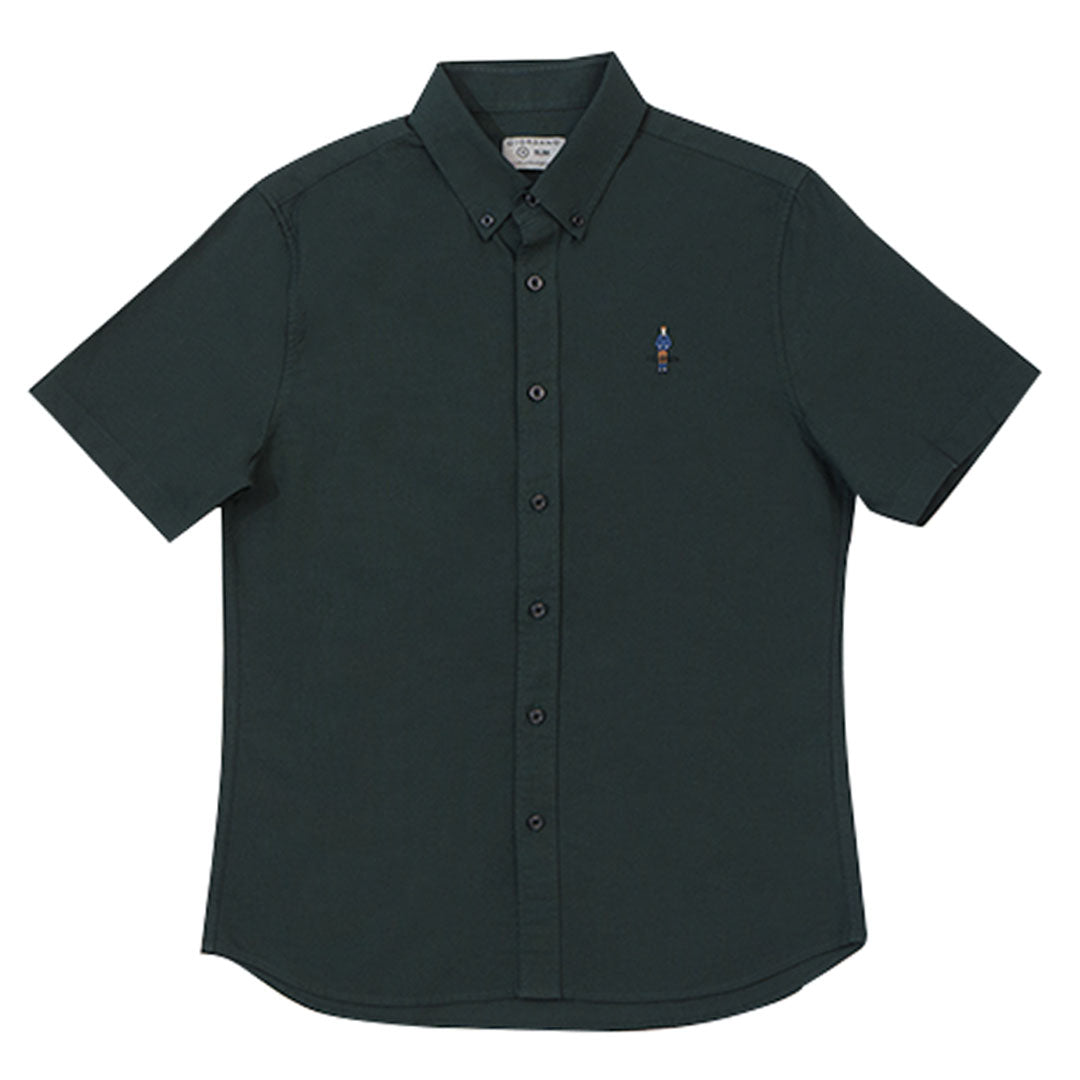 GIORDANO Men's Classic Man Short Sleeves Oxford Shirt (01045294)