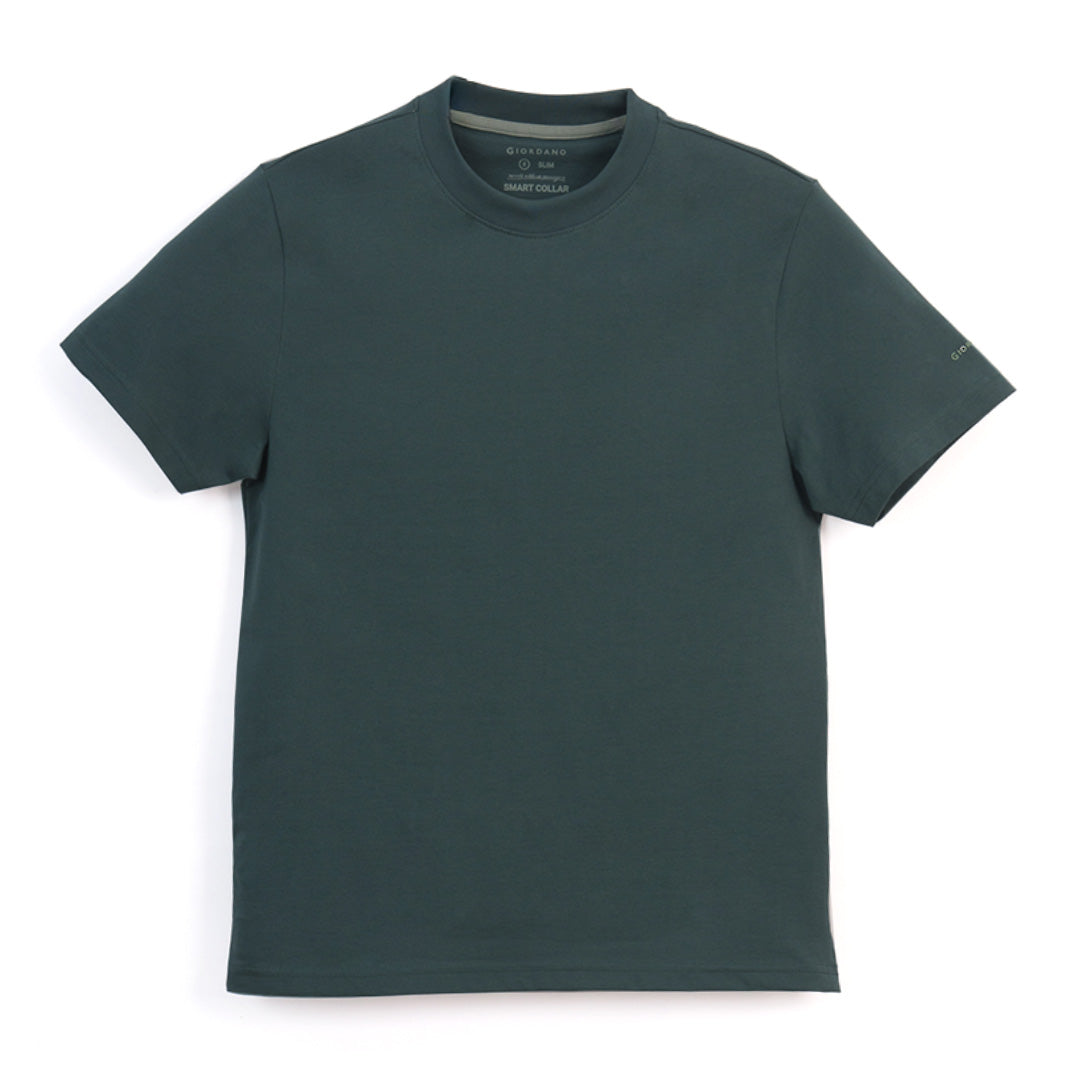 GIORDANO Men's Cotton Jersey Crew Neck Slim Fit Tee (01026750)