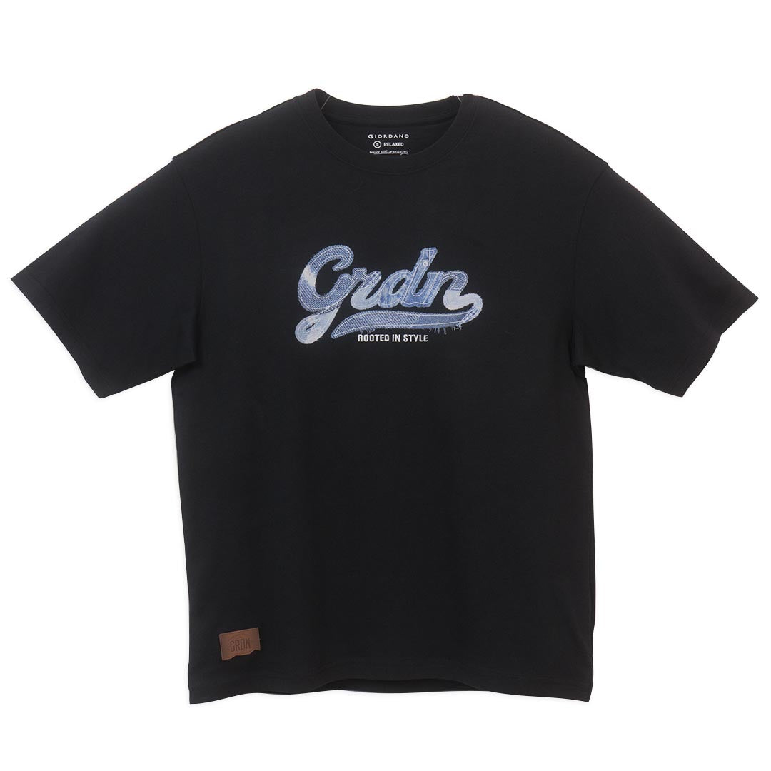 GIORDANO Men's Cotton Jersey Relax Fit Printed Tee�(01096267)