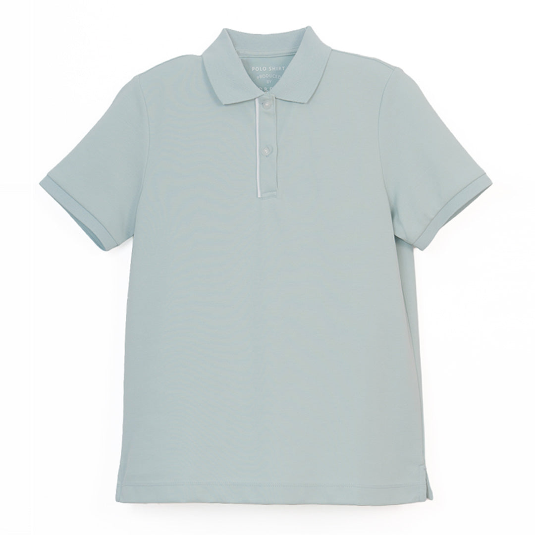 GIORDANO Women's Cotton Nylon Pique Short Sleeves Comfort Fit Solid Polo (05316275)
