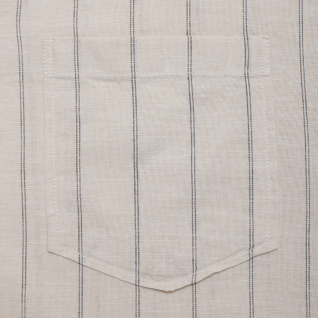 GIORDANO Women's Cotton Linen Poplin Shirt (05344207)