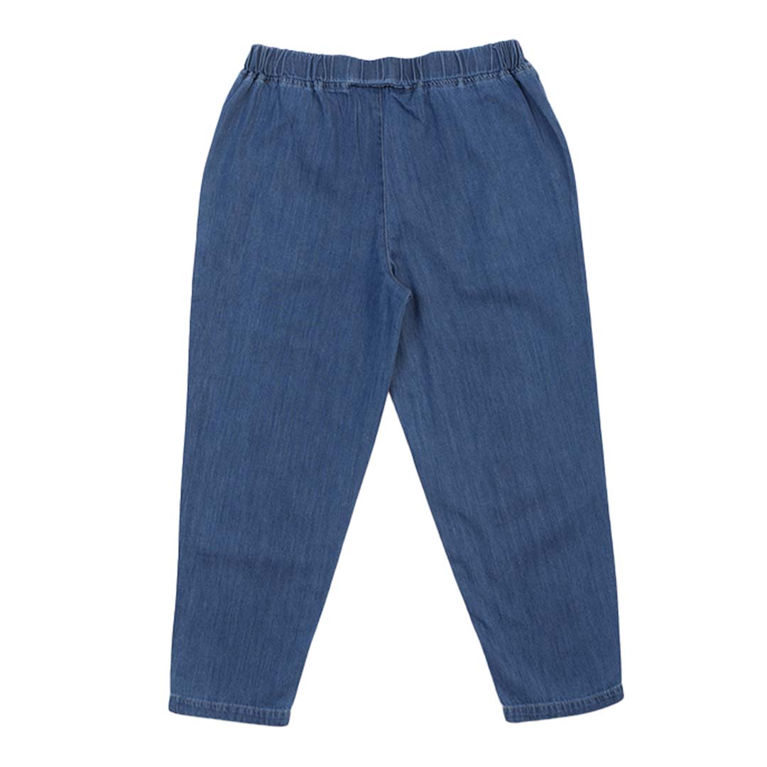 GIORDANO Women's Denim Mid Rise Relax Tapered Fit Jeans (05425037)