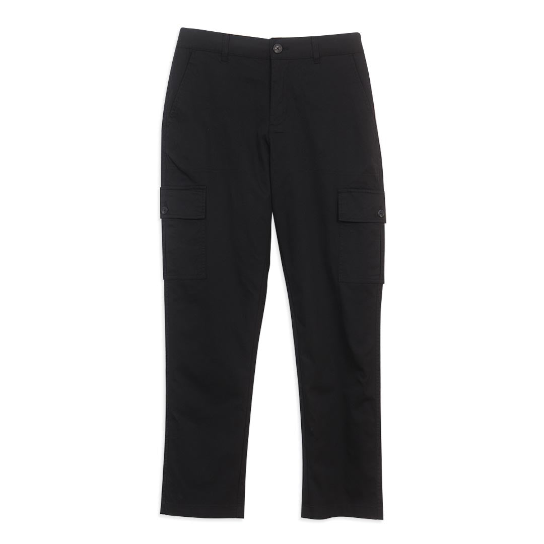 GIORDANO Men's Cotton Spandex Twill Mid Rise Relax Tapered Elastic Waist Cargo Pants (01116011)