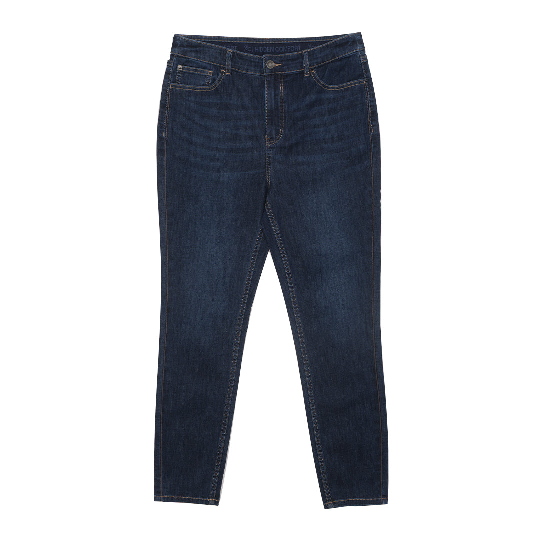GIORDANO Women's Denim High Waist Slim Tapered Fit Jeans (05415031)