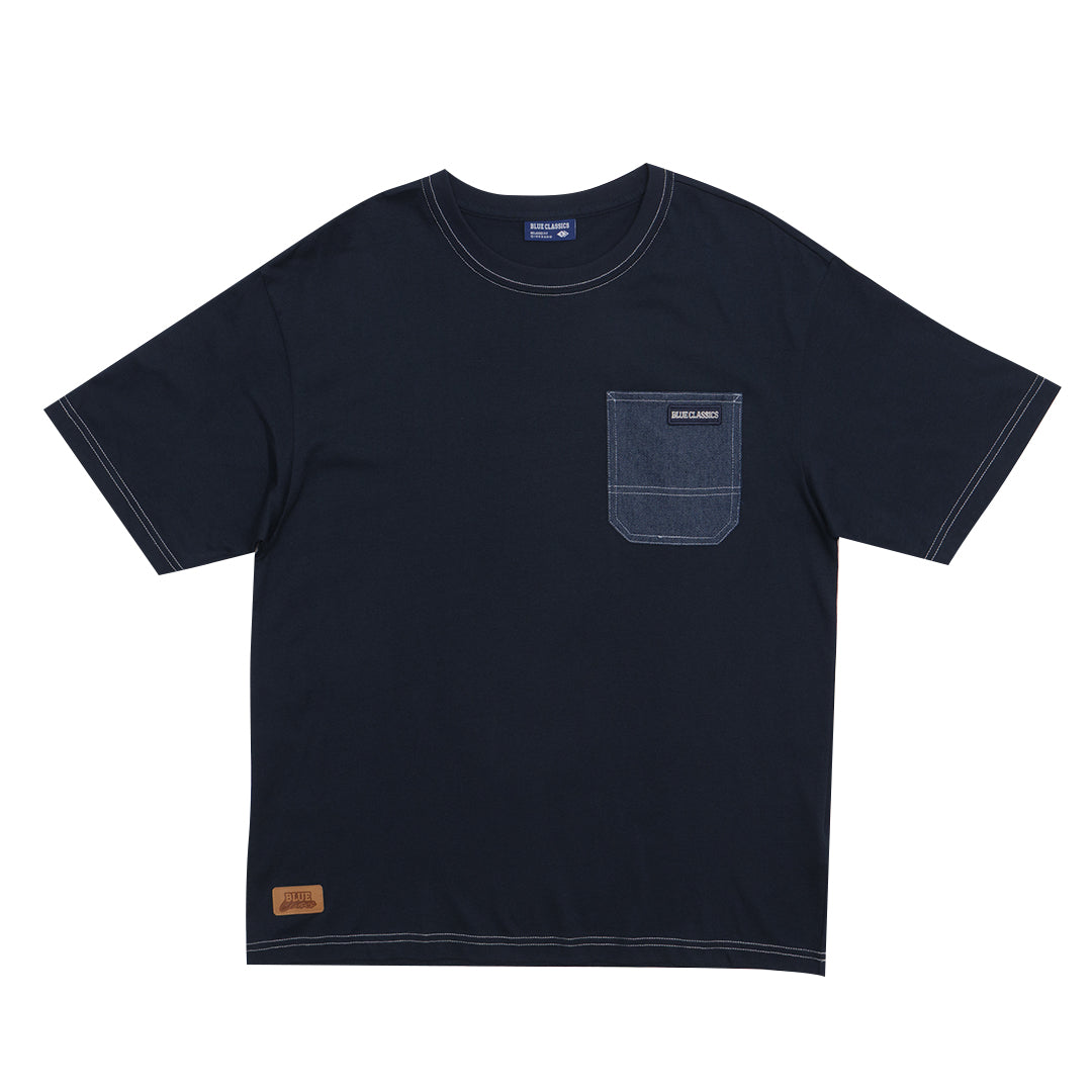 GIORDANO Men's Blue Classics Printed Tee (01095209)