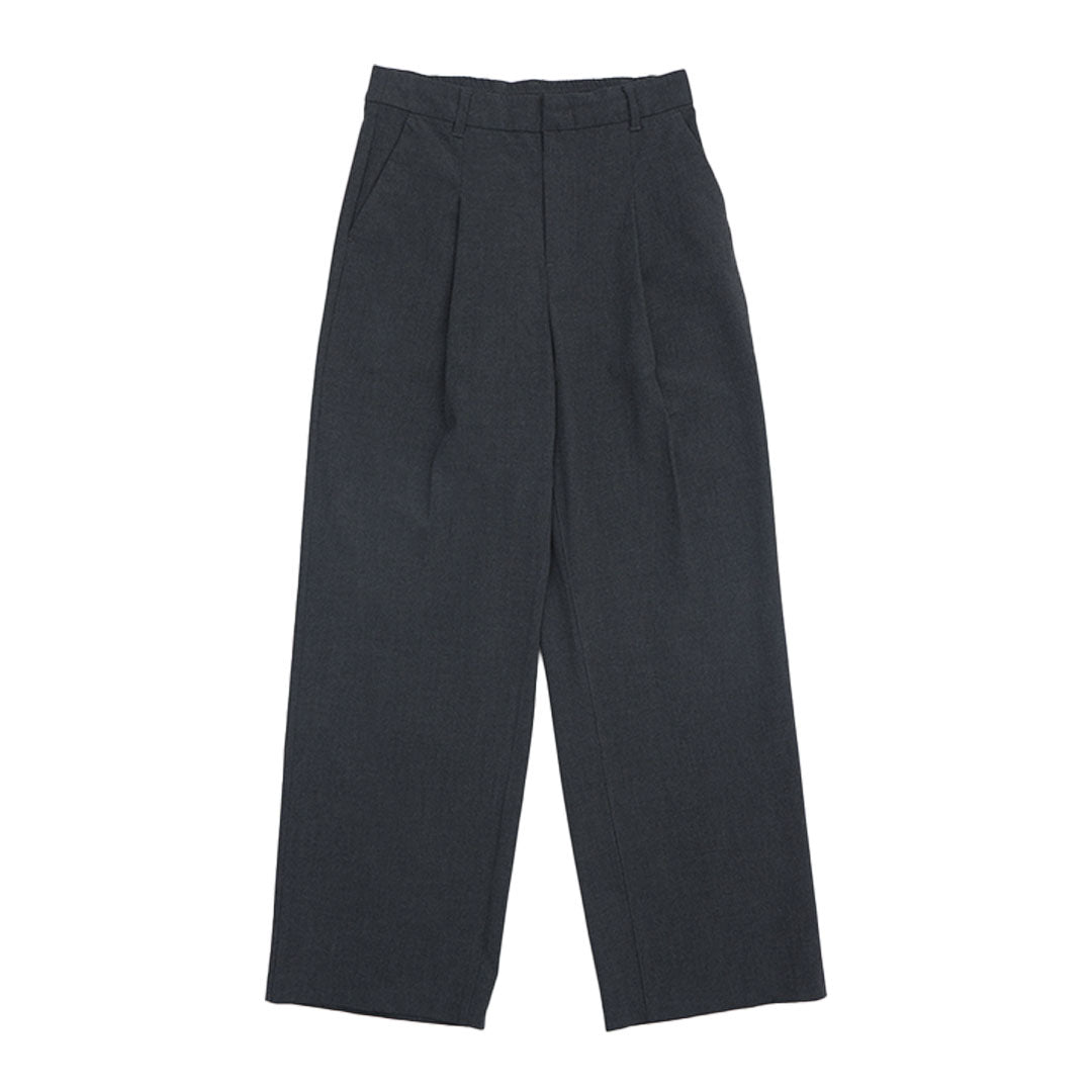 GIORDANO Women's Twill High Waist Wide Leg Pants (05415032)