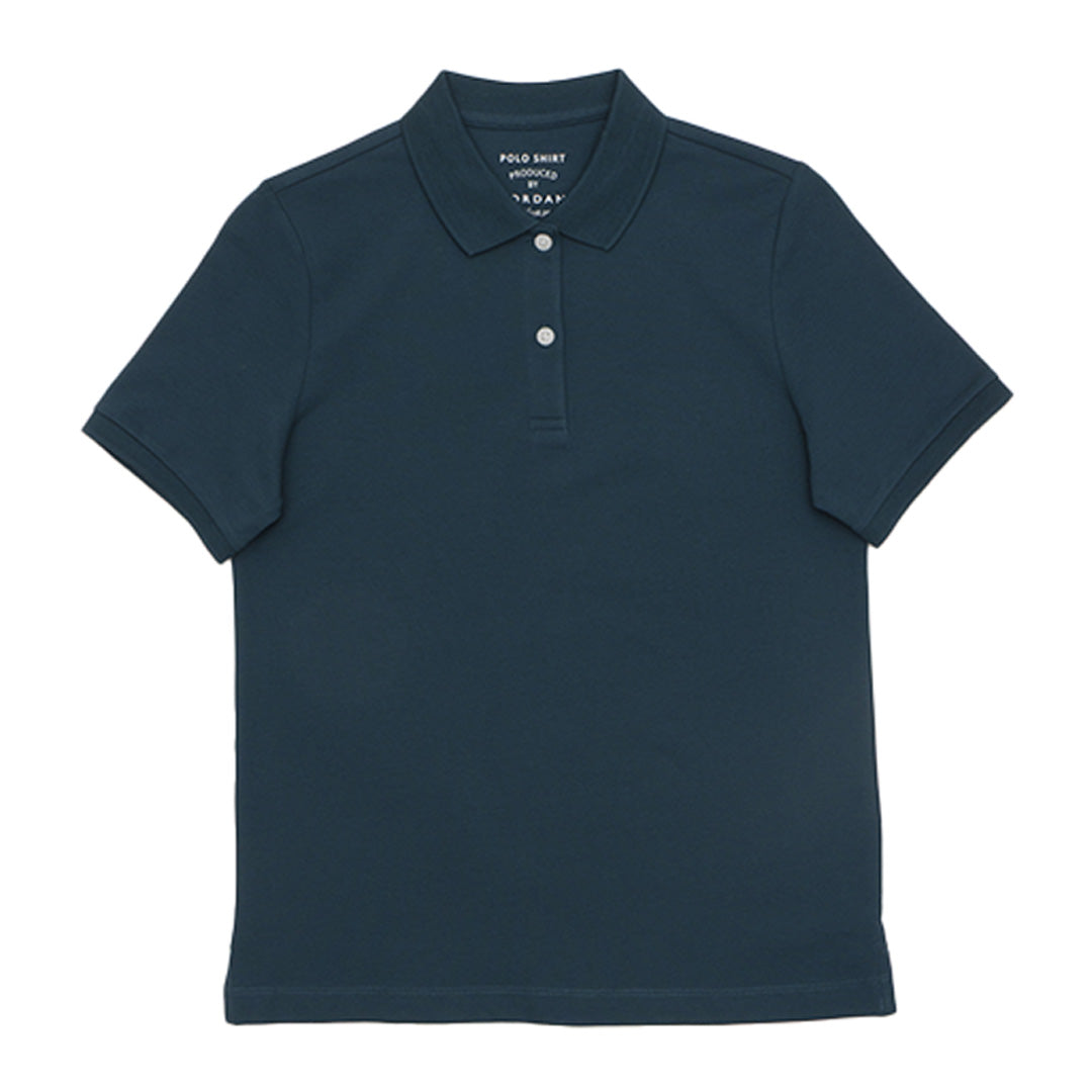 GIORDANO Women's Cotton Lycra Solid Polo (05315317)