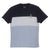 GIORDANO Men's Cotton Jersey Crew Neck Short Sleeve Color Blocking (01026204)