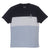 GIORDANO Men's Cotton Jersey Crew Neck Short Sleeve Color Blocking (01026204)