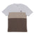 GIORDANO Men's Cotton Jersey Crew Neck Short Sleeve Color Blocking (01026204)
