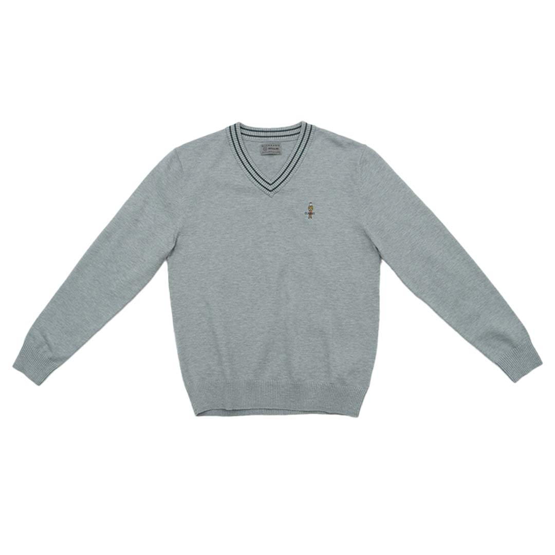 GIORDANO Men's Classic Man V-Neck Pullover (01055617)