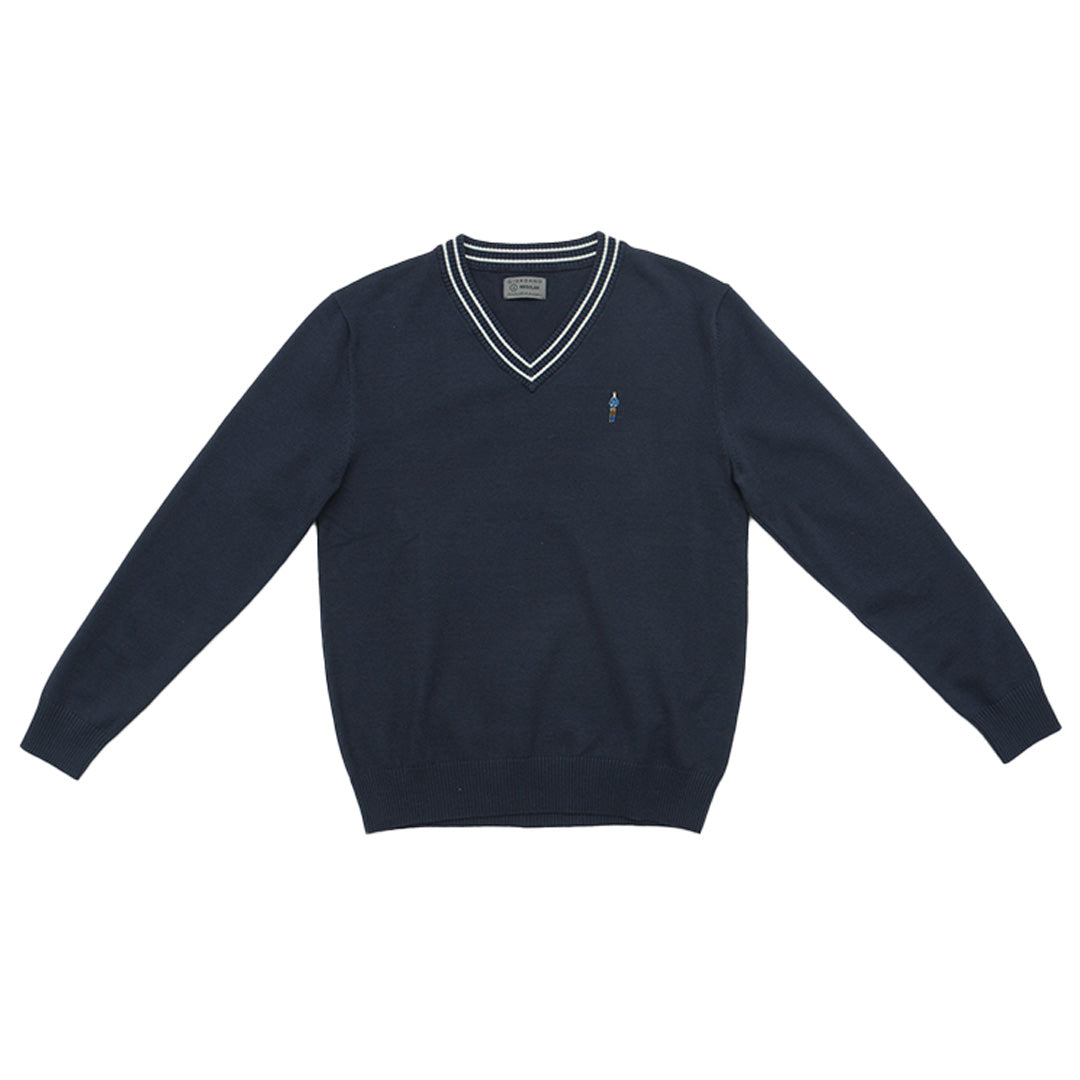 GIORDANO Men's Classic Man V-Neck Pullover (01055617)