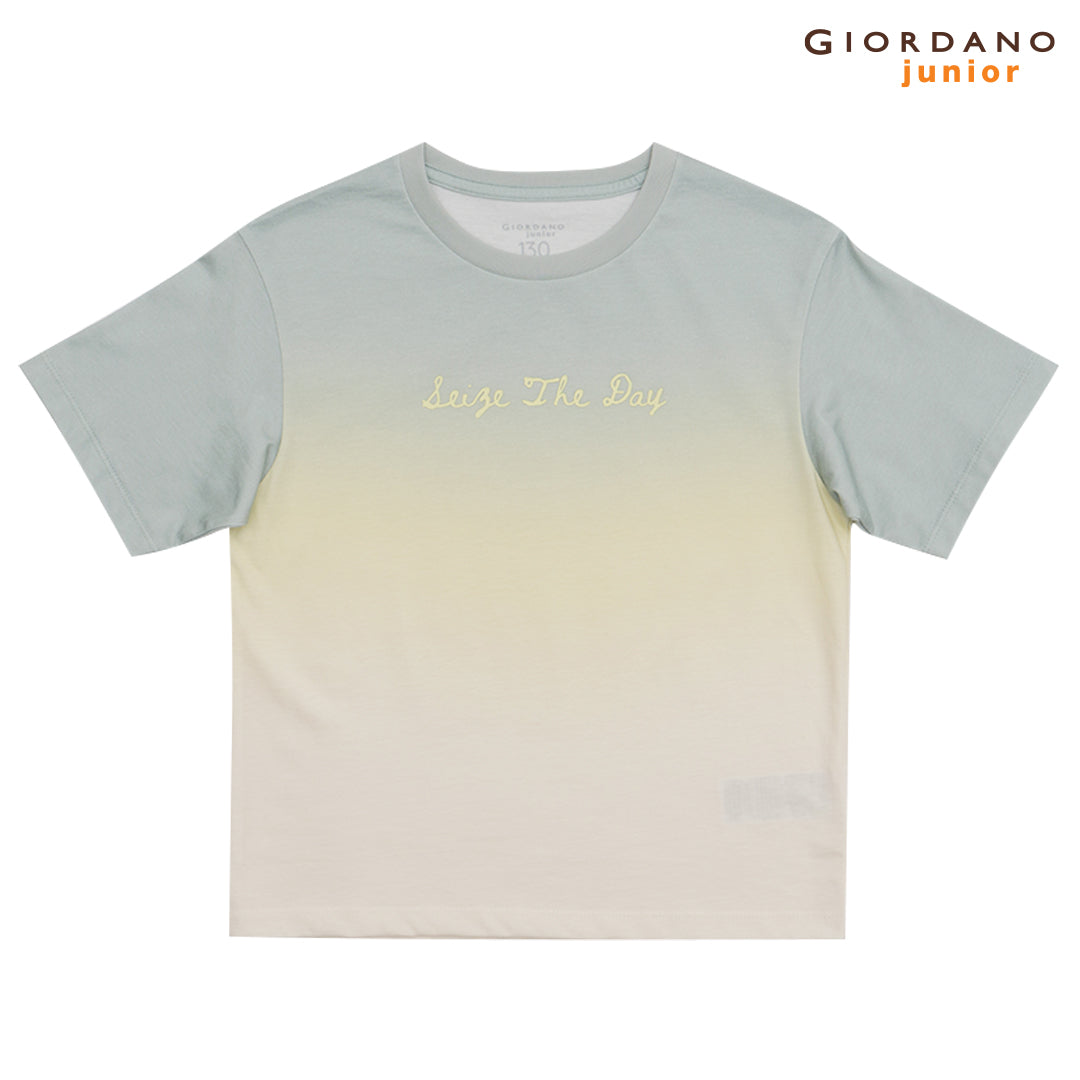 GIORDANO Junior Cotton Jersey Crew Neck Printed Tee (03025267)