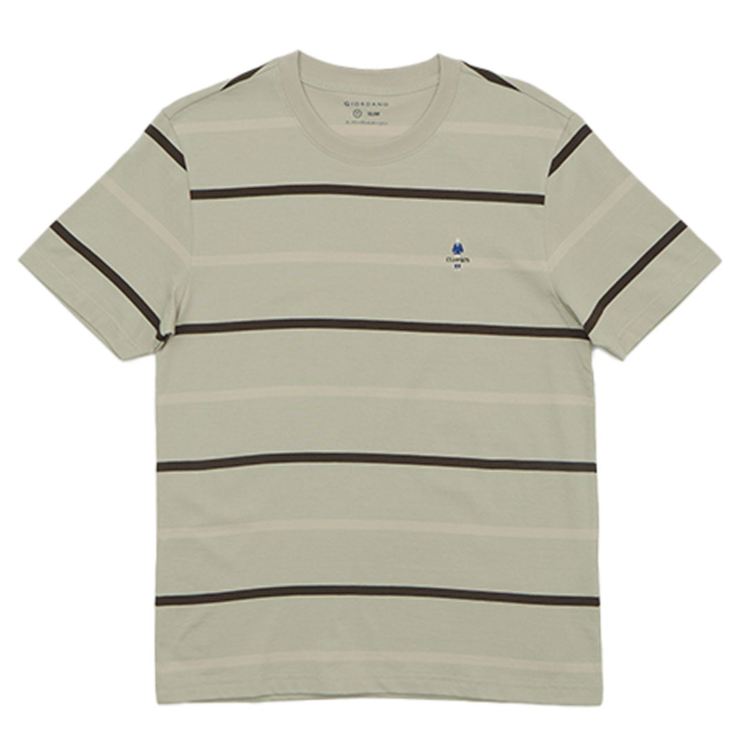 GIORDANO Men's Classic Man Stripe Tee (01025264)