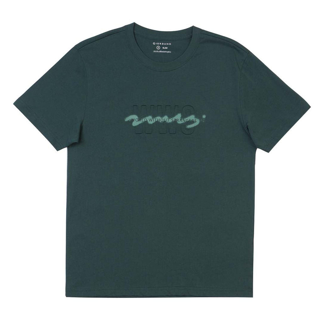 GIORDANO Men's WWS Printed Tee  (01095318)
