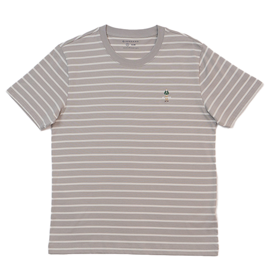 GIORDANO Men's Classic Man Stripe Tee (01025264)