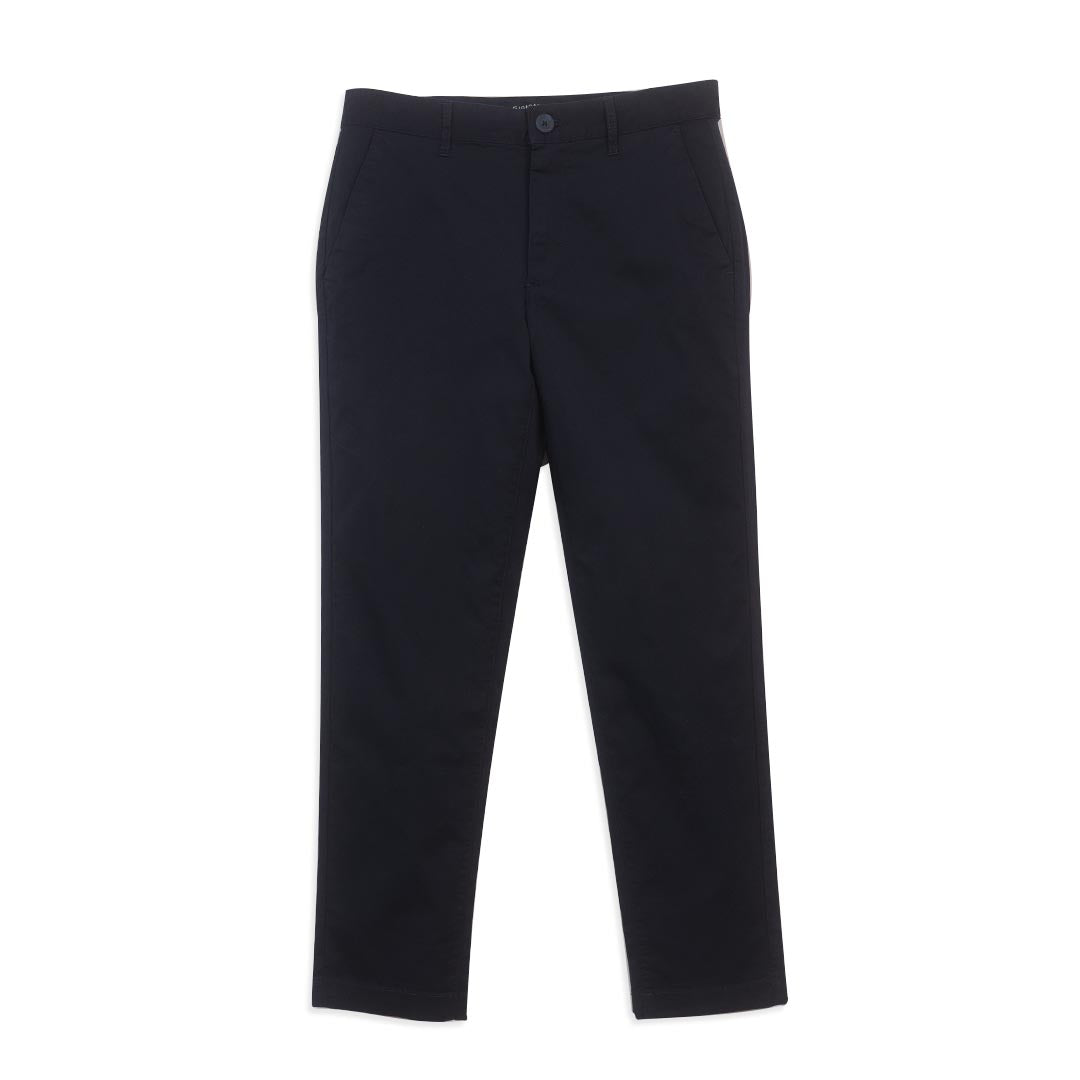 GIORDANO Men's Cotton Twill Low Rise Slim Tapered Crop Pants (01126001)