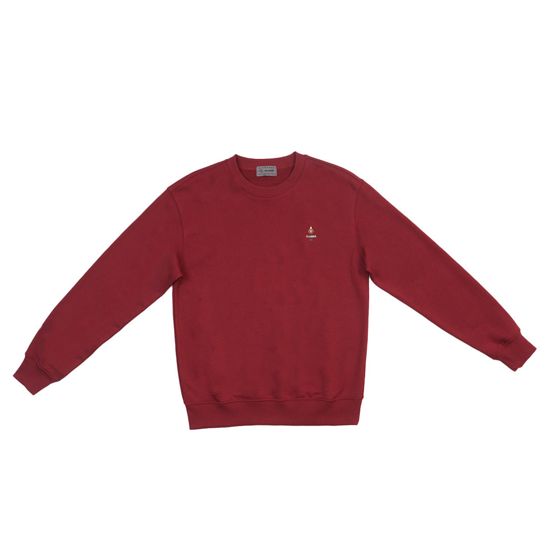 GIORDANO Men's Classics Club French Terry Sweatshirt (01025604)