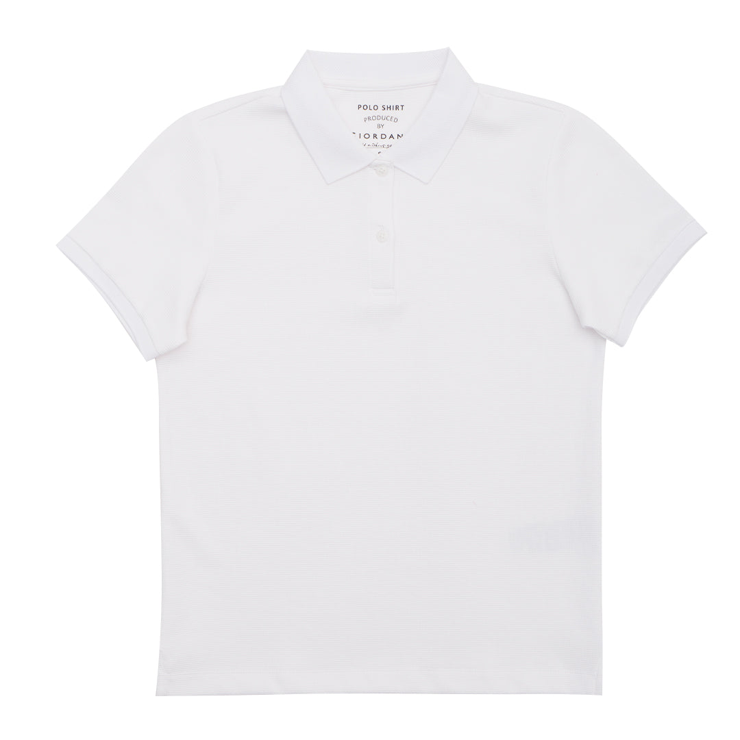 GIORDANO Women's Stretch Waffle Polo (05315253)
