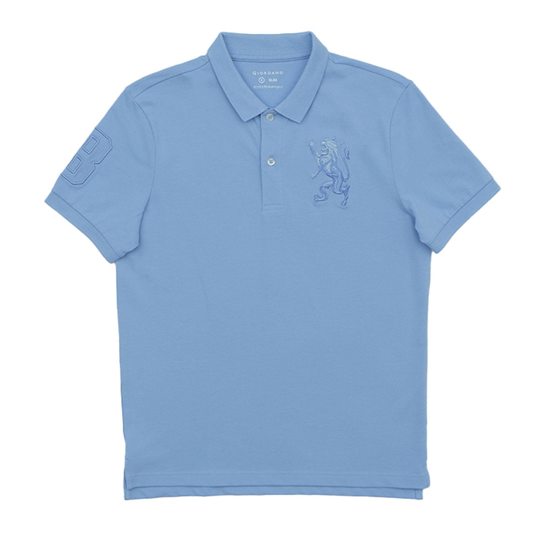 GIORDANO Men's 3D Lion Polo (01015222)