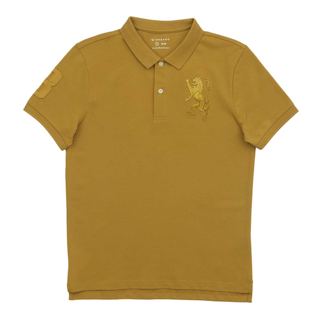 GIORDANO Men's 3D Lion Polo (01015222)