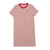 GIORDANO Women's Frog Stripe Cotton Jersey Crew Neck Comfort Fit Dress (05465807)