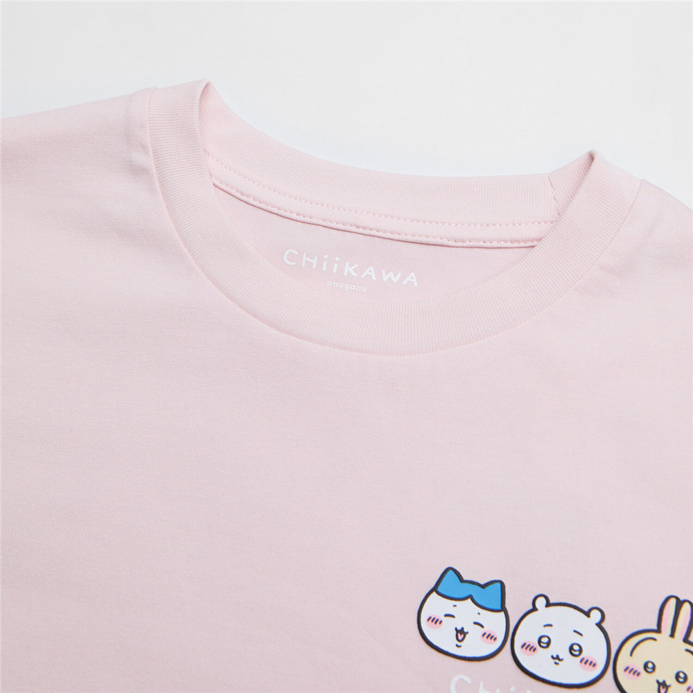 GIORDANO Junior x Chiikawa Sorona Jersey Crew Neck Relax Fit Printed Tee (03386303)