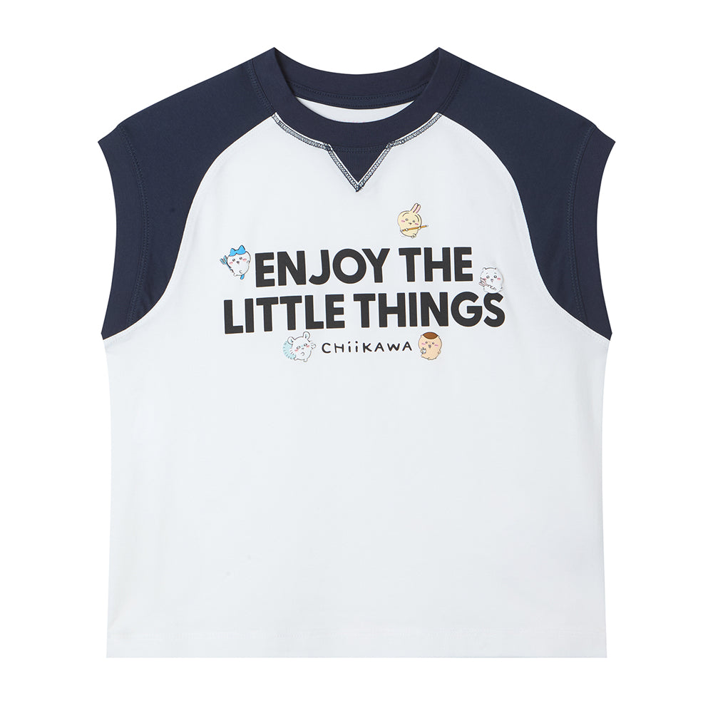 GIORDANO Junior x Chiikawa Sorona Jersey Crew Neck Relax Fit Printed Tee (03086300)