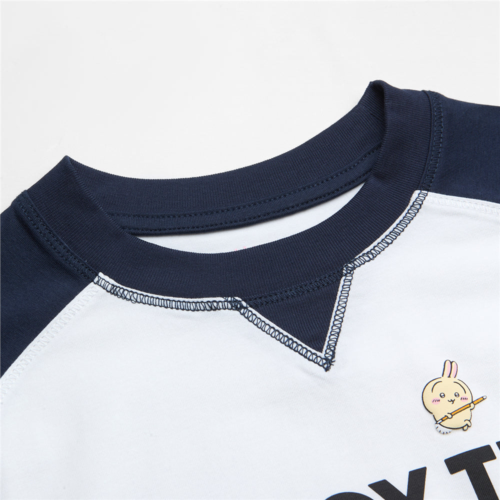 GIORDANO Junior x Chiikawa Sorona Jersey Crew Neck Relax Fit Printed Tee (03086300)