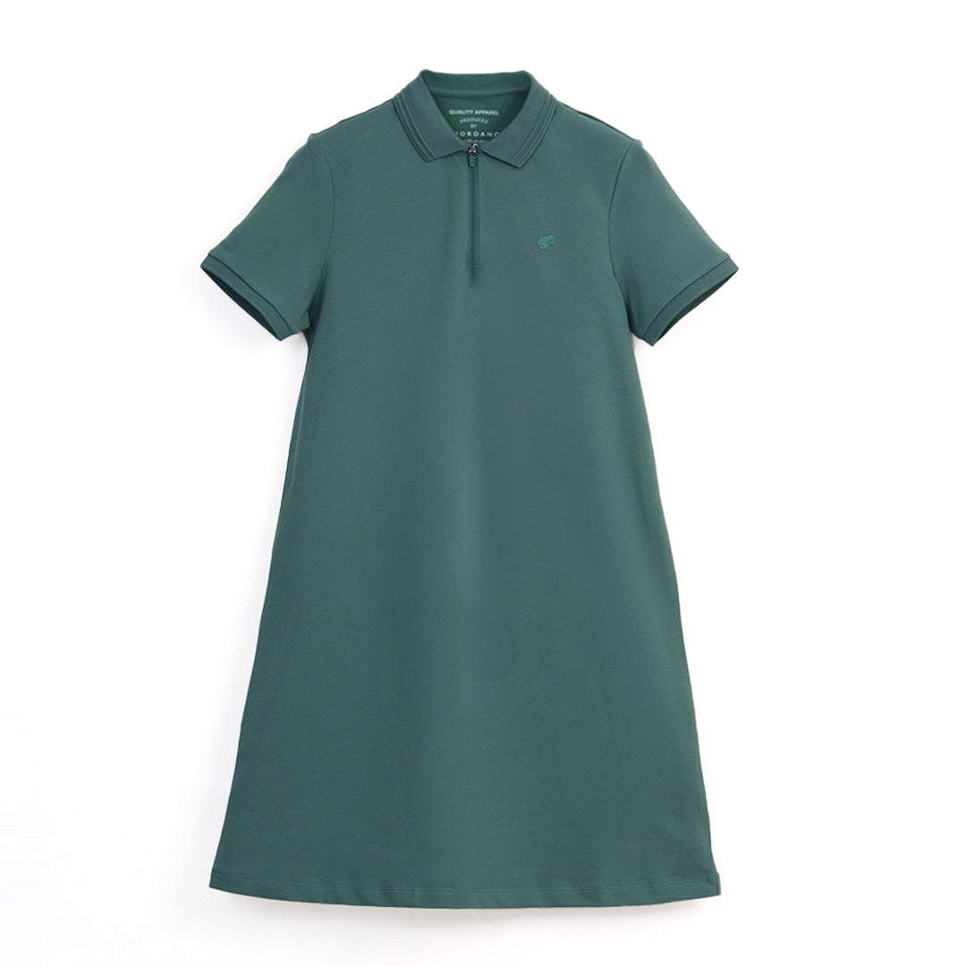 GIORDANO Women's Cotton Lycra Comfort Fit Dress (05465416)