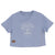 GIORDANO Women's Cotton Jersey Crew Neck Short Sleeve Crop Print Tee (05396251)