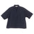 GIORDANO Women's Linen Cotton Poplin V-Neck Short Sleeves Loose Fit Front Placket Shirt (05346209)