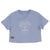 GIORDANO Women's Cotton Jersey Crew Neck Short Sleeve Crop Print Tee (05396251)