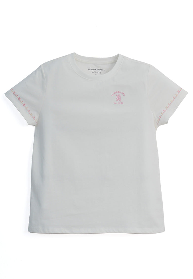 GIORDANO Women's Comfort Fit Printed Tee (05396208)