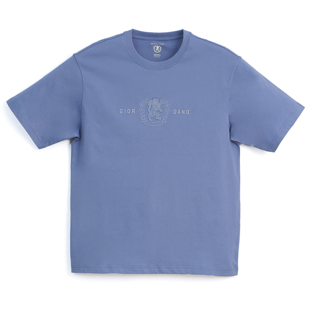 GIORDANO Men's Athletic Dept. Relax Fit Printed Tee (01095232)