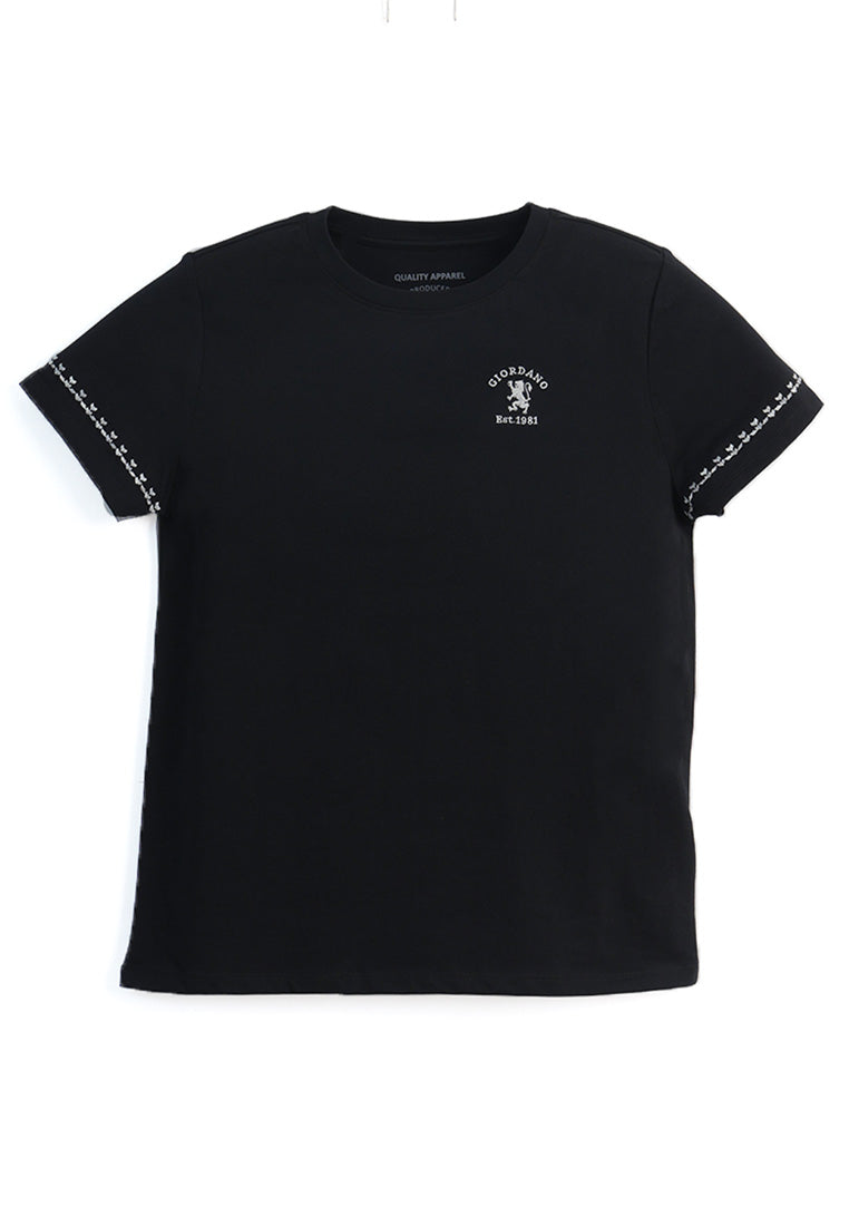 GIORDANO Women's Comfort Fit Printed Tee (05396208)