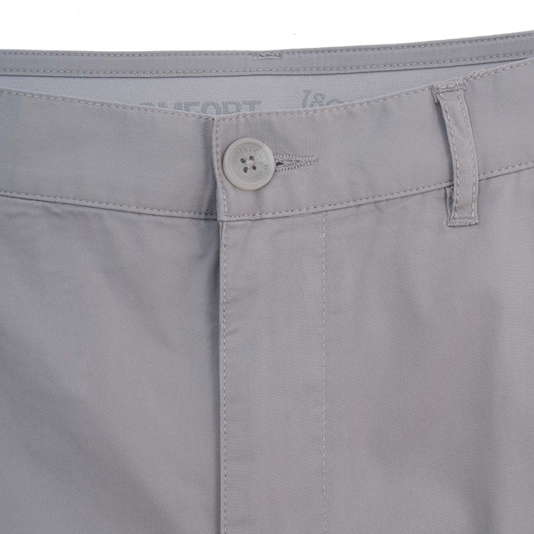 GIORDANO Men's Cotton Nylon Spandex Twill Mid Rise Regular Tapered Fit Khakis (01116026)