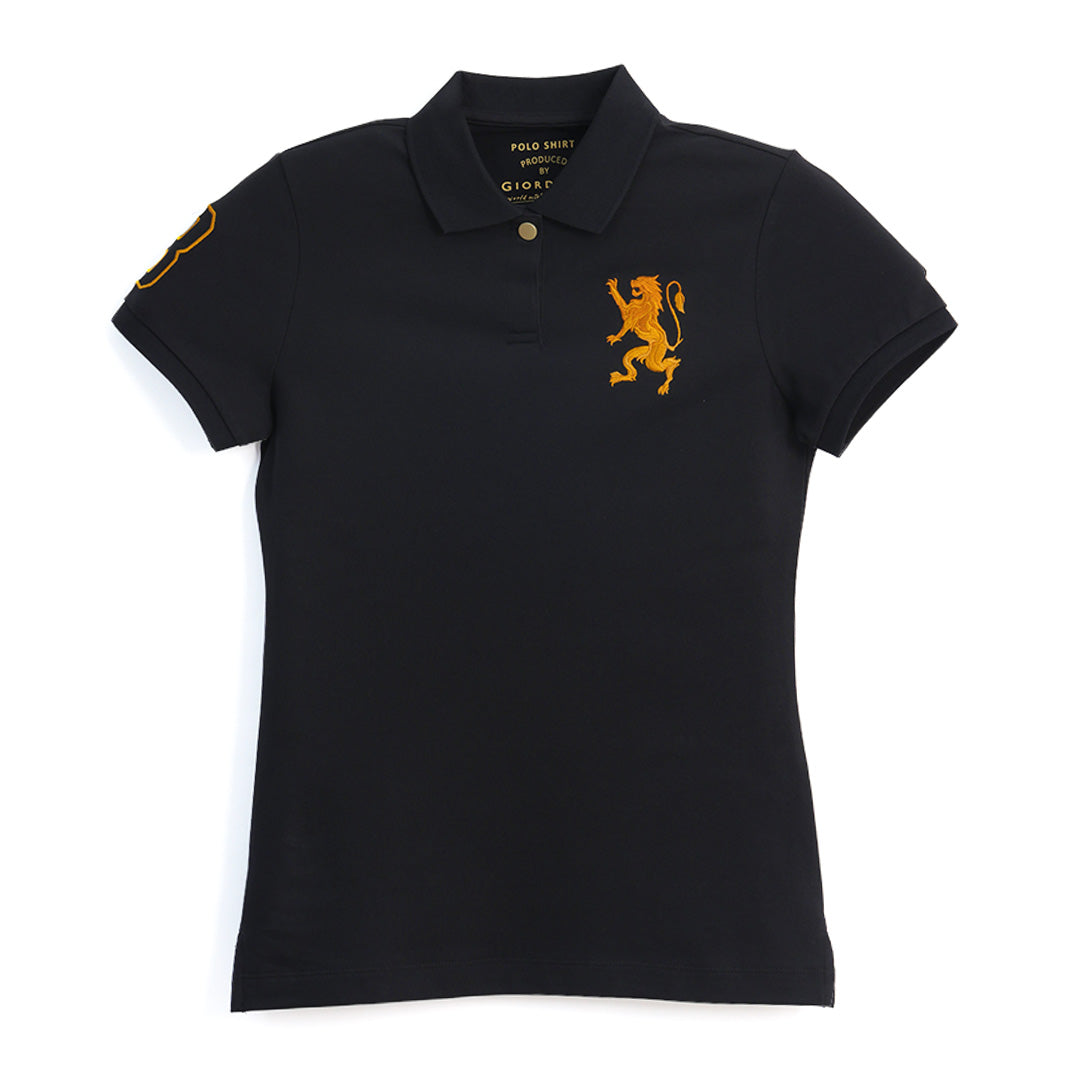 GIORDANO Women's 3D Lion Slim Fit Polo (05316225)