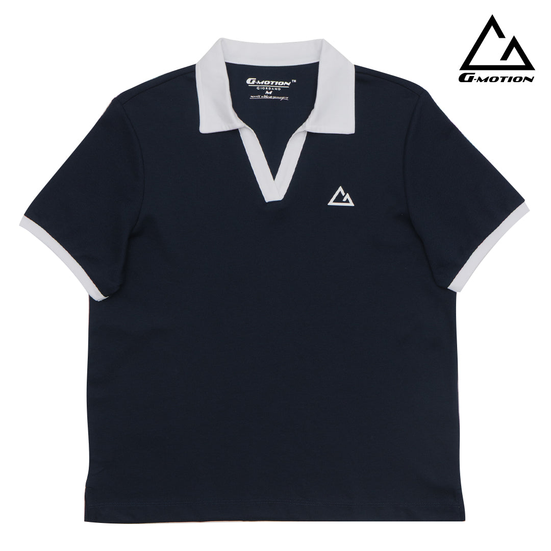 GIORDANO Women's G-Motion Cotton Nylon Pique Polo (05315205)