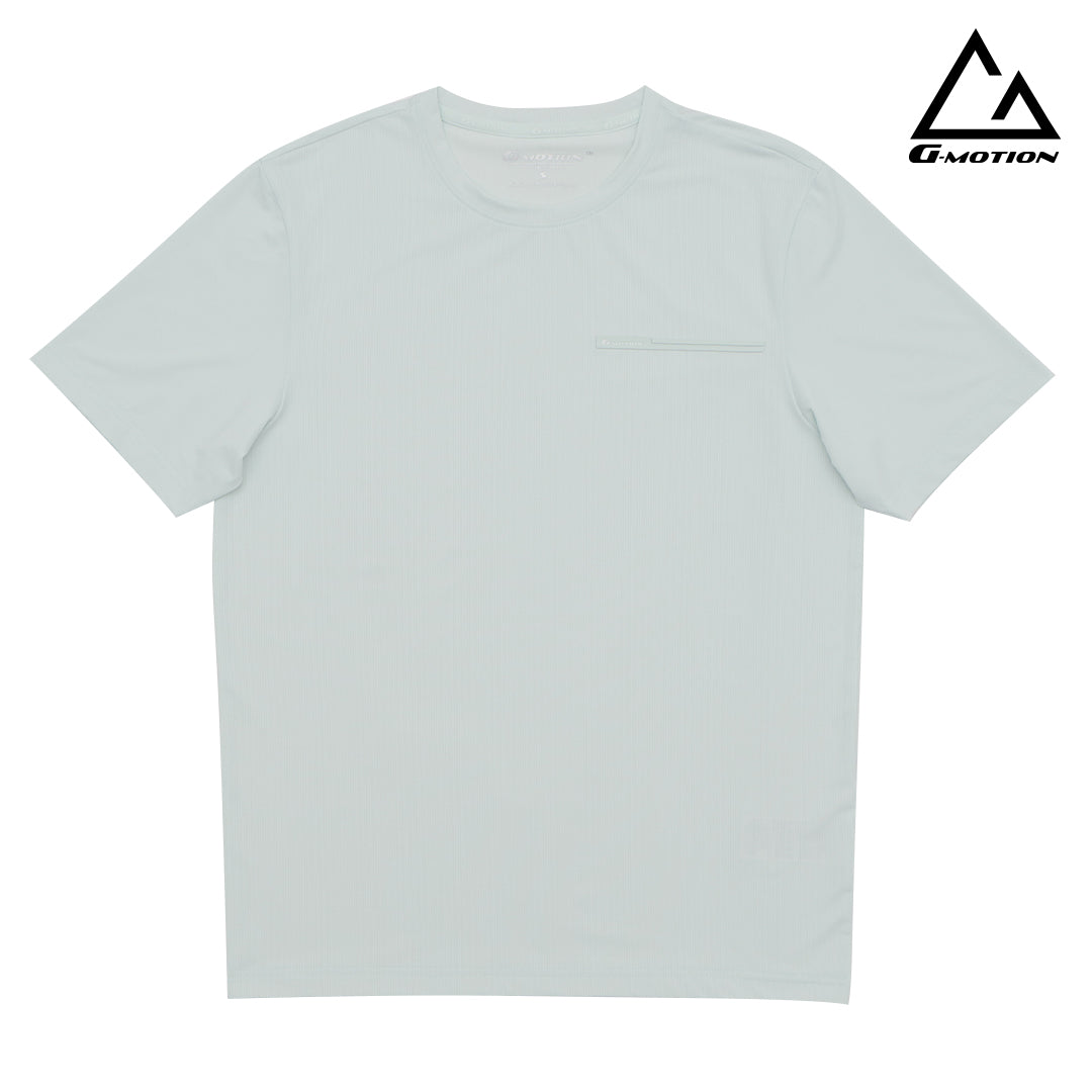 GIORDANO Men's G-Motion Warp Knitted Crew Neck Active Fit Tee (01025228)