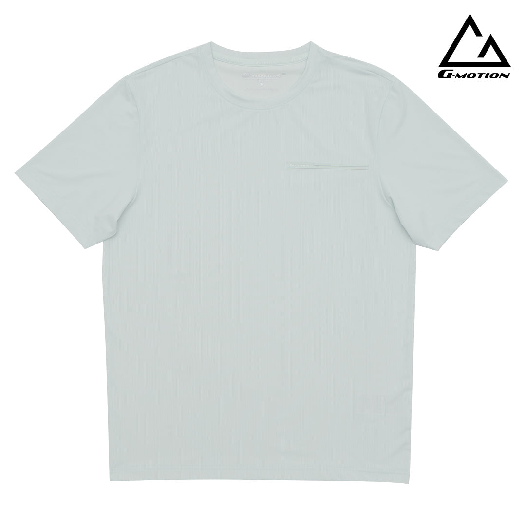 GIORDANO Men's G-Motion Warp Knitted Crew Neck Active Fit Tee (01025228)
