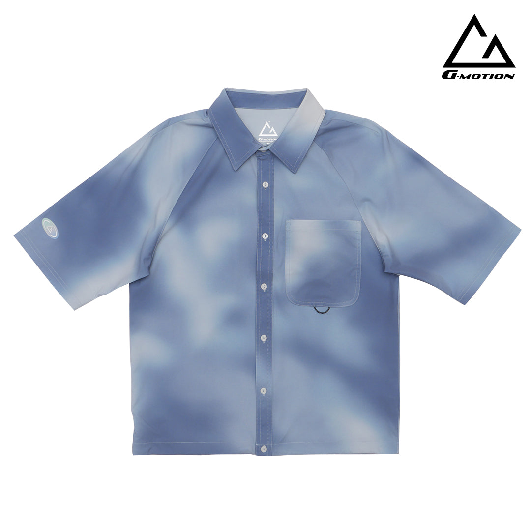 GIORDANO Men's G-Motion Short Sleeves Relax Fit Pocket Shirt (09045325)