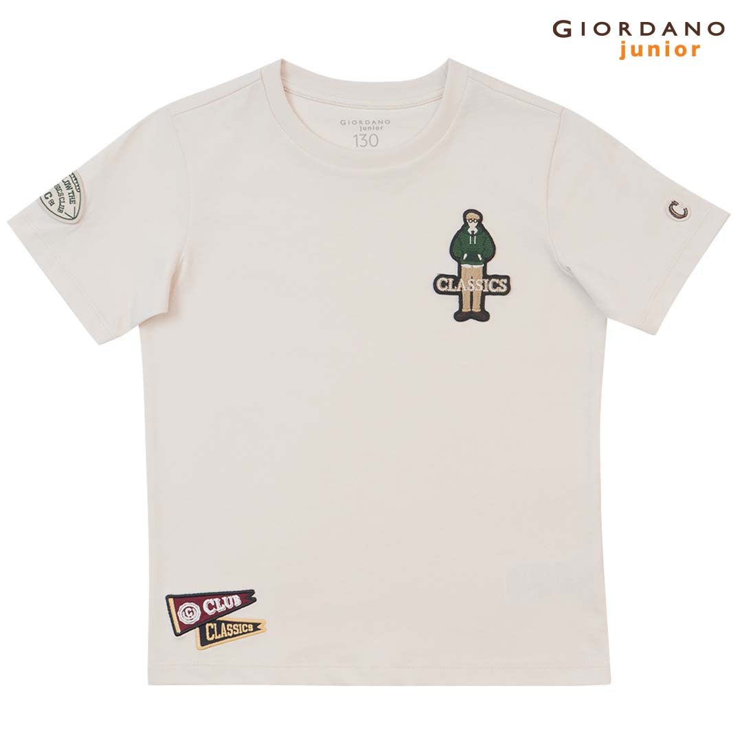 GIORDANO Junior Classics Club Printed Tee (03085285)