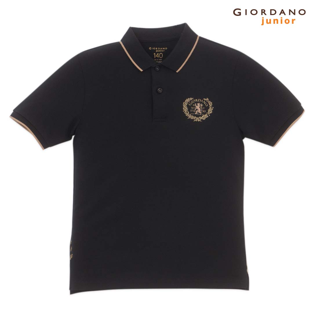 GIORDANO Junior Cotton Lycra  Slim Fit Bold Polo (03015332)