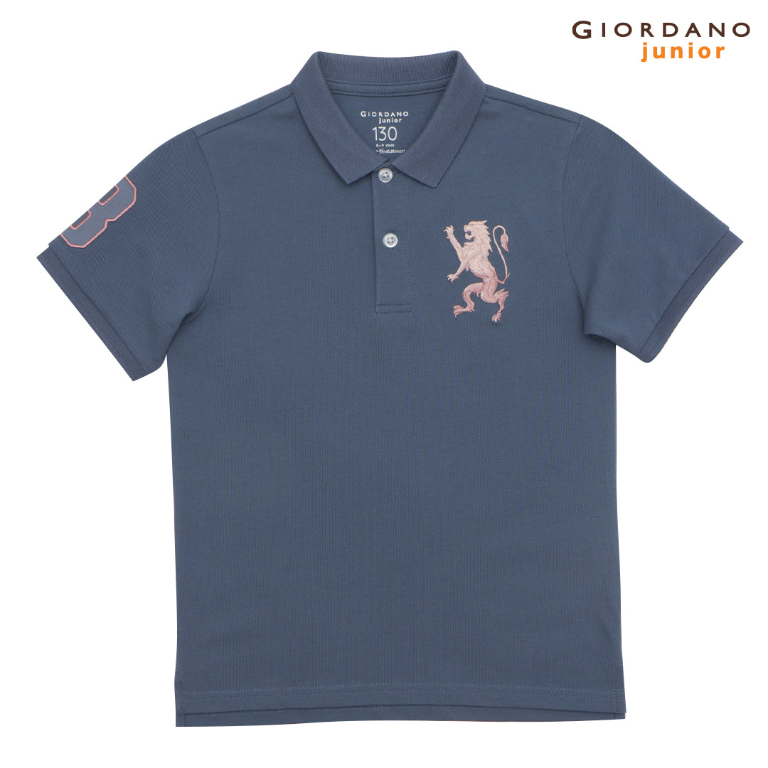 GIORDANO Junior 3D Lion Polo (03015222)