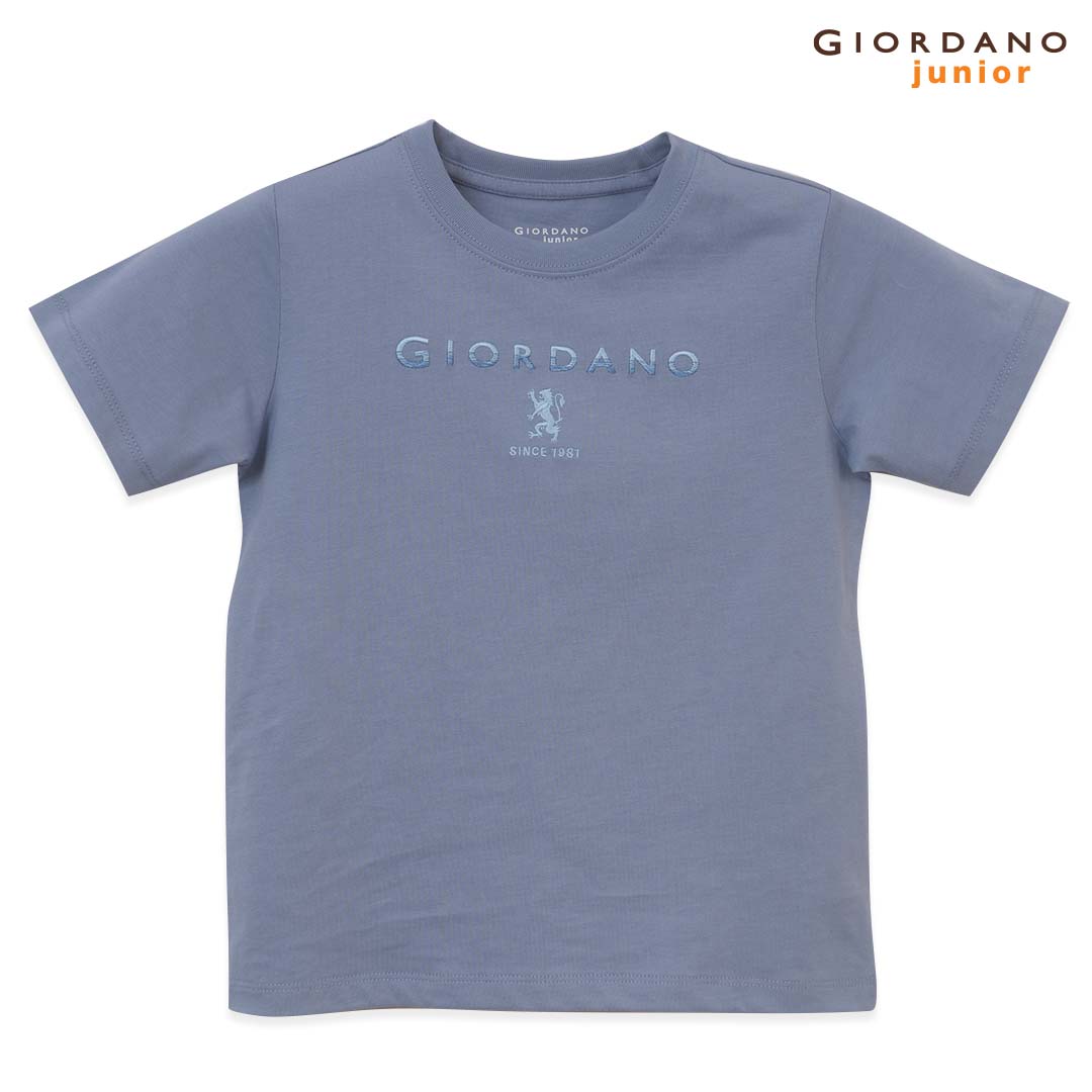 GIORDANO Junior Regular Fit Lion Logo Tee (03086202)